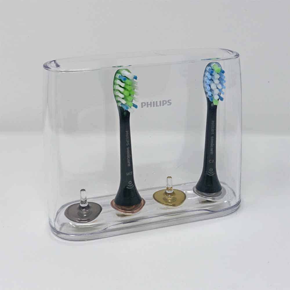 DiamondClean Smart brush head storage compartment