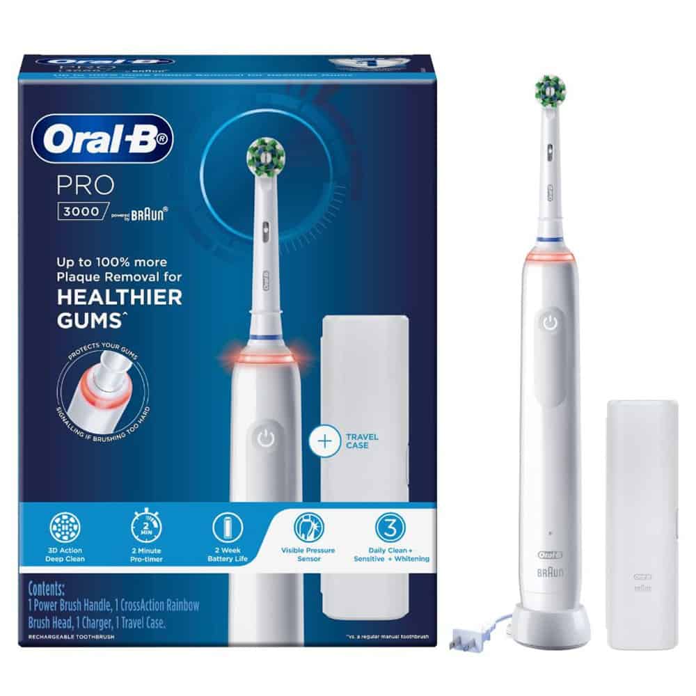 Oral-B Pro 3000 box contents
