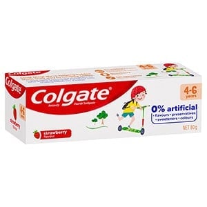 Colgate® 0% Artificial Anticavity Fluoride Kids Toothpaste 4-6 Years