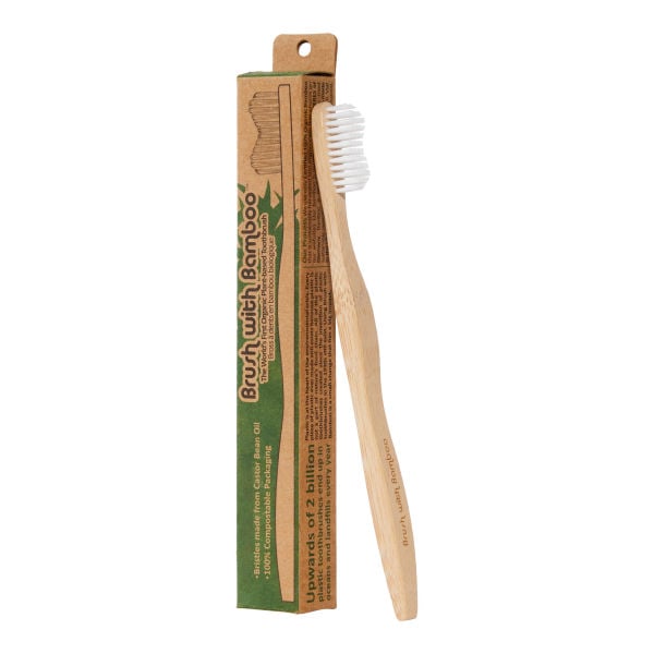 Brush with Bamboo Organic Adult Soft Toothbrush