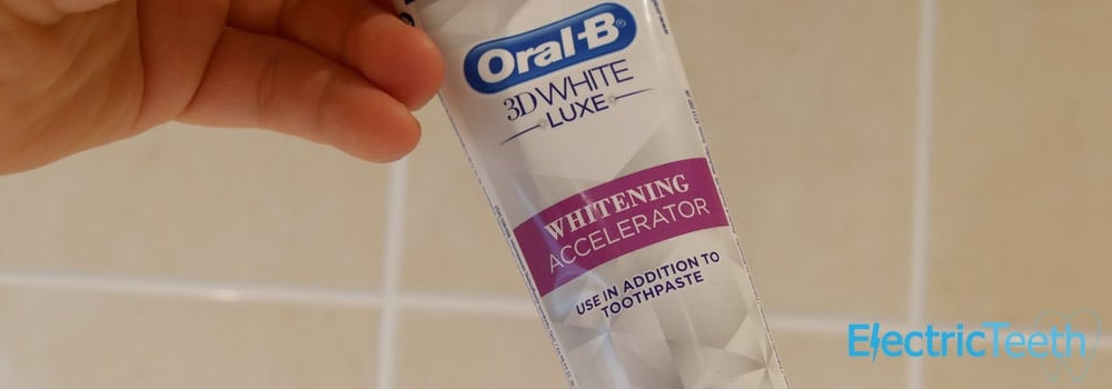 Oral-B 3D White Luxe Accelerator Toothpaste Review 1