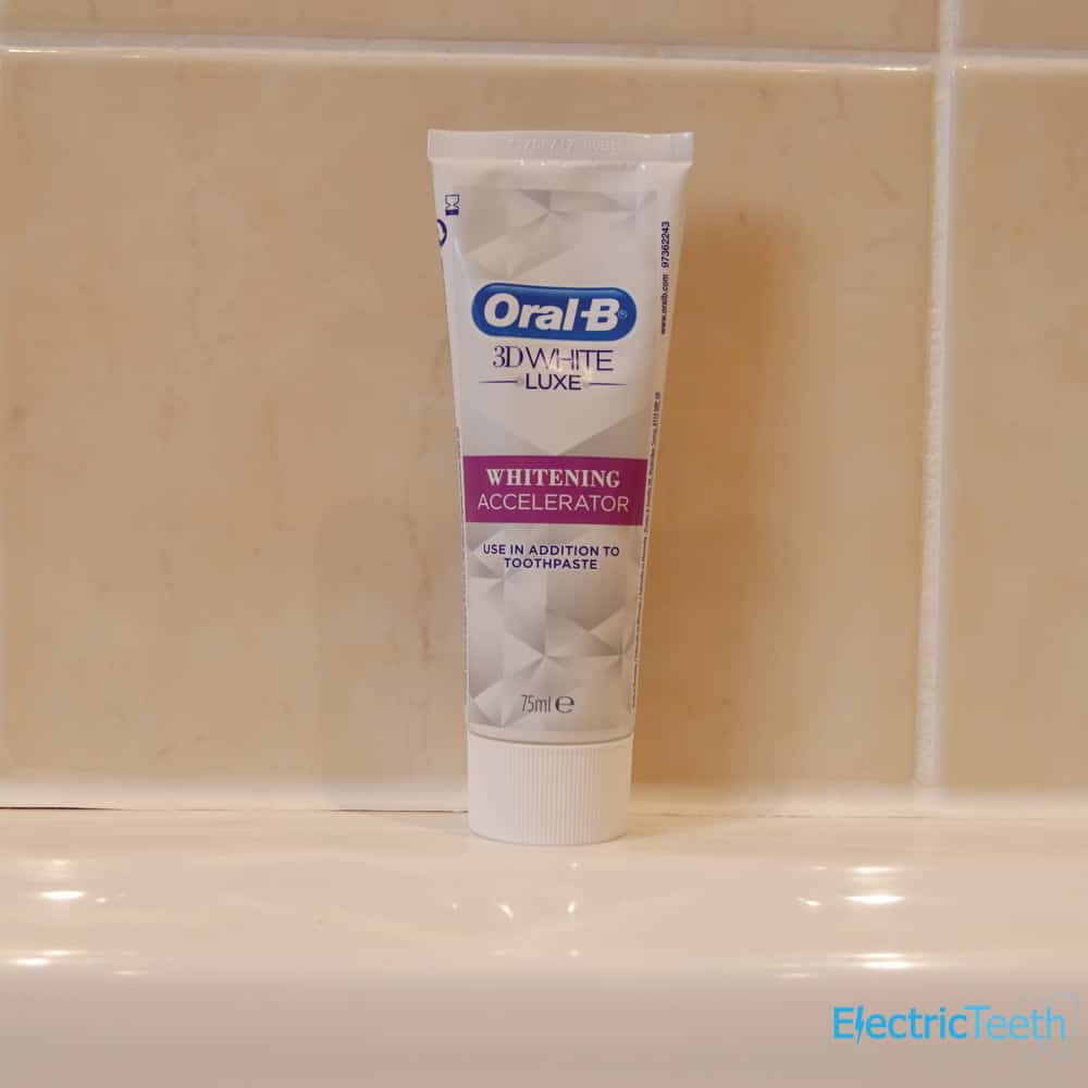 Oral-B 3D White Luxe Accelerator Toothpaste Review 6