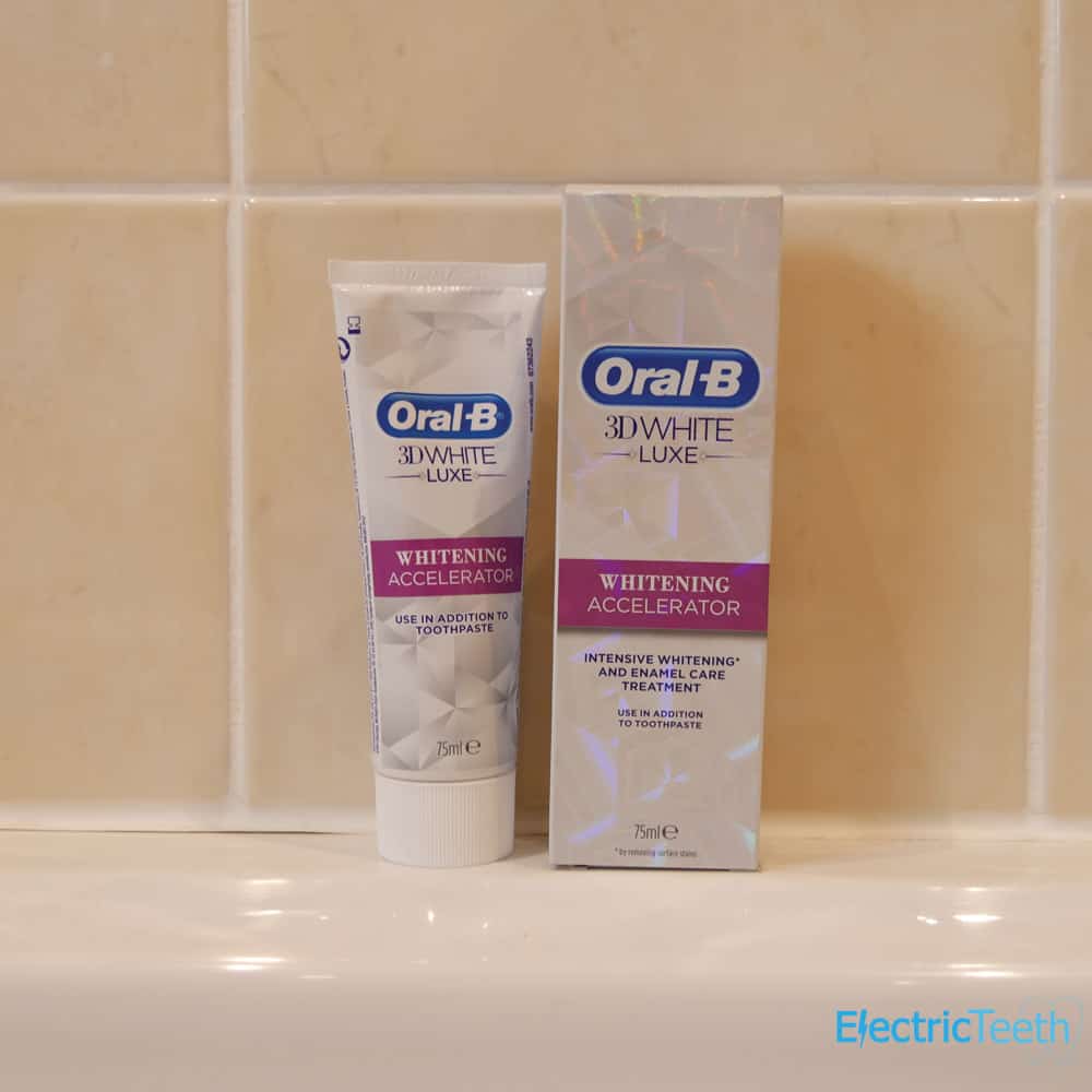 Oral-B 3D White Luxe Accelerator Toothpaste Review 5