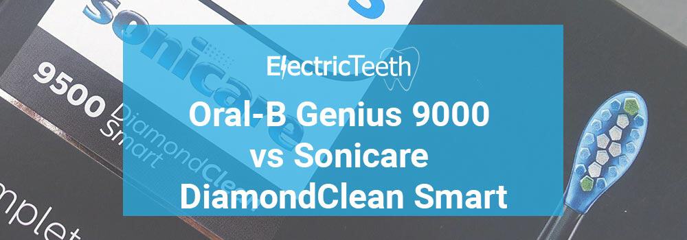 Oral-B Genius 9000 vs Sonicare DiamondClean Smart 1