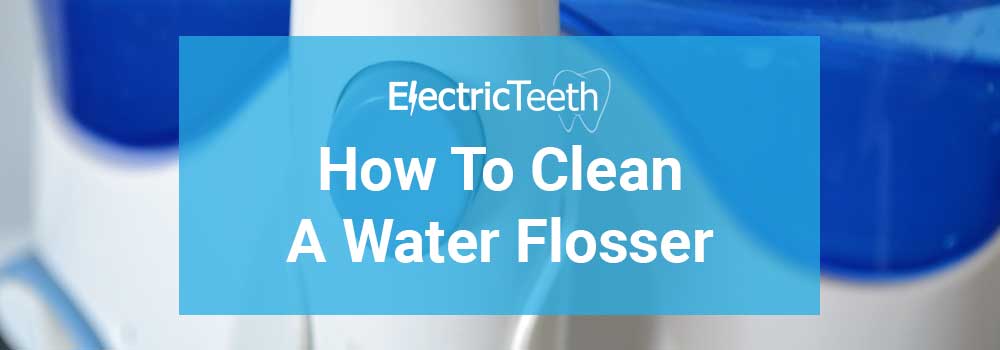 How to clean a water flosser - header image