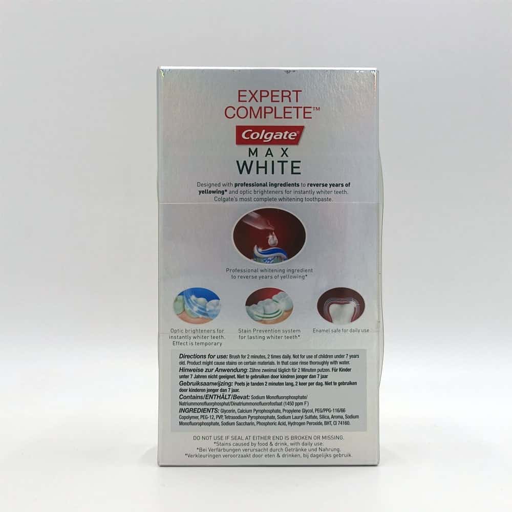 Colgate Max White Expert Complete Whitening Toothpaste Review 10