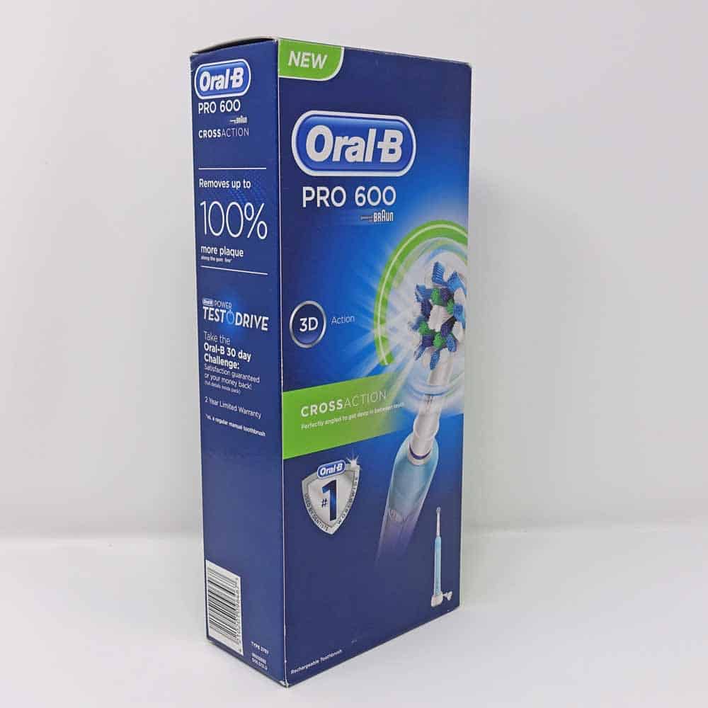 Box of Oral-B Pro 600 Toothbrush