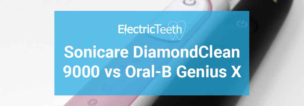 Oral-B Genius X vs Sonicare DiamondClean Smart Header Image