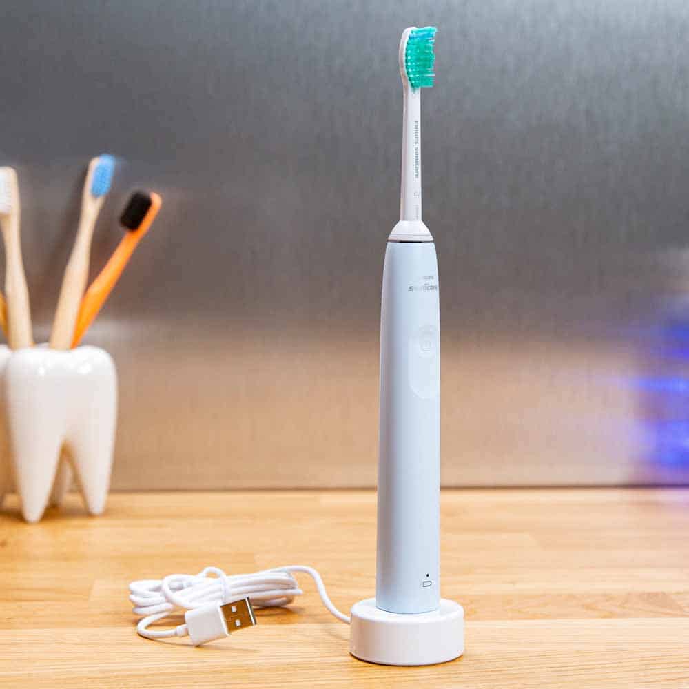 2100 Series Sonicare on charging stand
