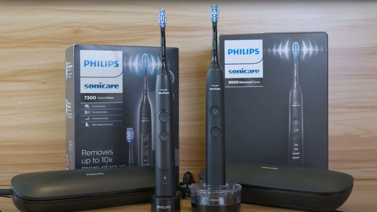 Sonicare DiamondClean 9000 vs ExpertClean 1