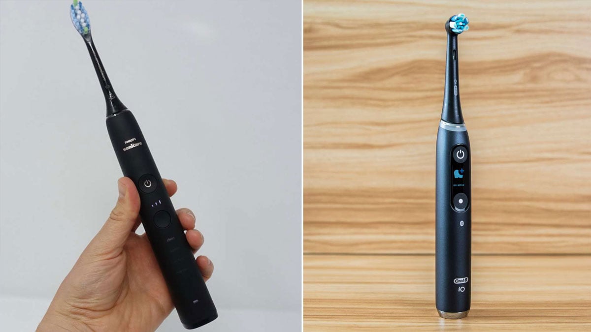 Sonicare DiamondClean 9000 vs Oral-B iO 1