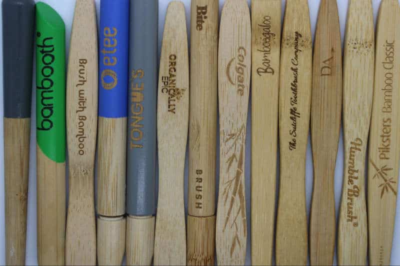 Bamboo brush handles