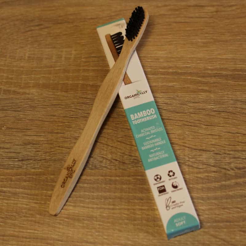 Organically epic manual bamboo toothbrush