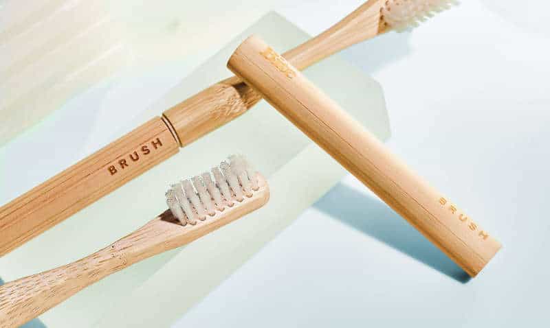Bite toothbrush bristles