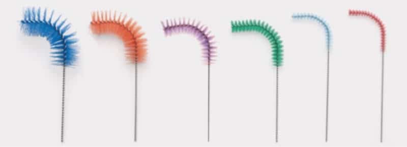 Interdental brushes without handle
