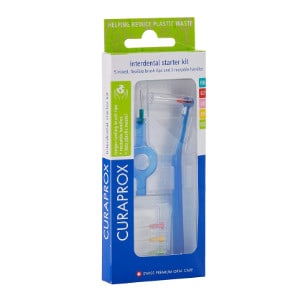 Curaprox Prime resuable handle interdental brush starter kit