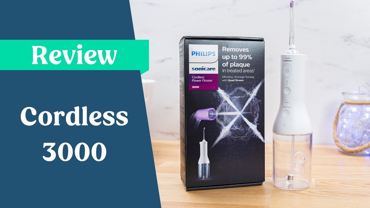 Video Thumbnail: Philips Sonicare Cordless Power Flosser 3000 Review