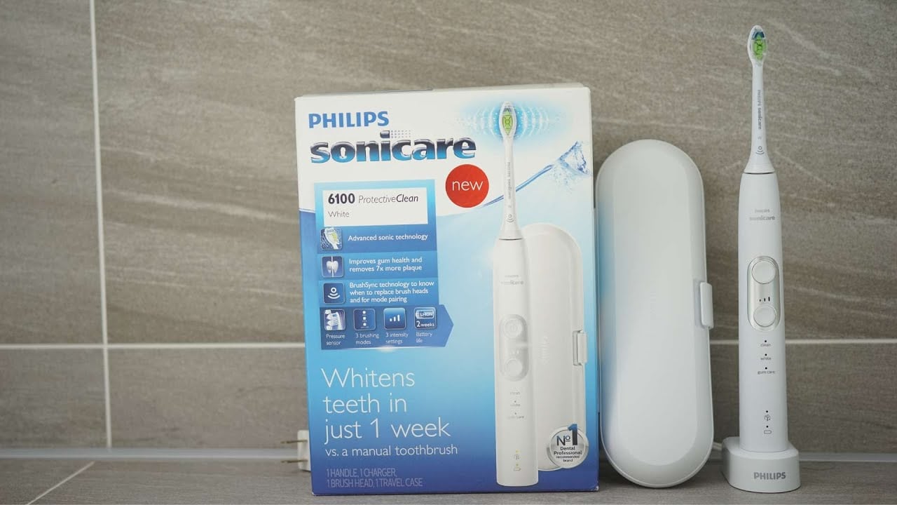 Video Thumbnail: Philips Sonicare ProtectiveClean 6100 Electric Toothbrush Review - UK