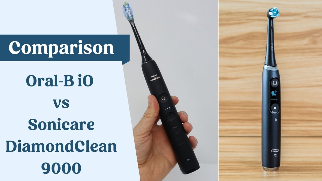 Video Thumbnail: Sonicare DiamondClean 9000 vs Oral-B iO [UK]