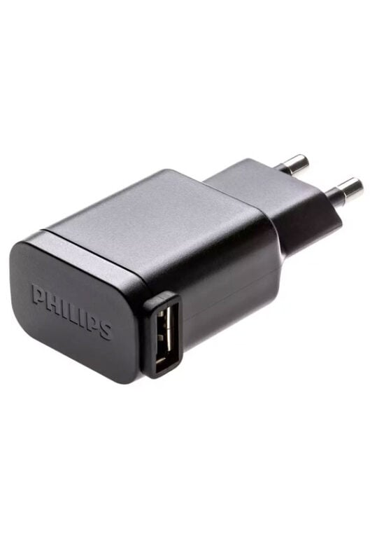 Philips Sonicare 2 pin USB wall adapter – black