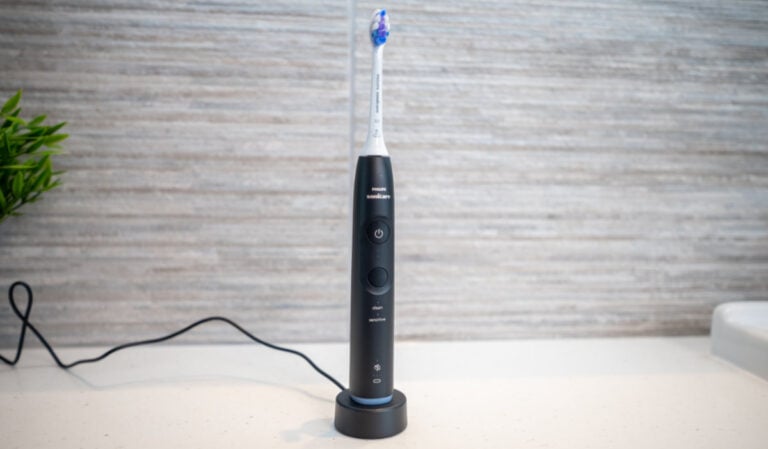 Philips Sonicare Series 6100 on its charging stand