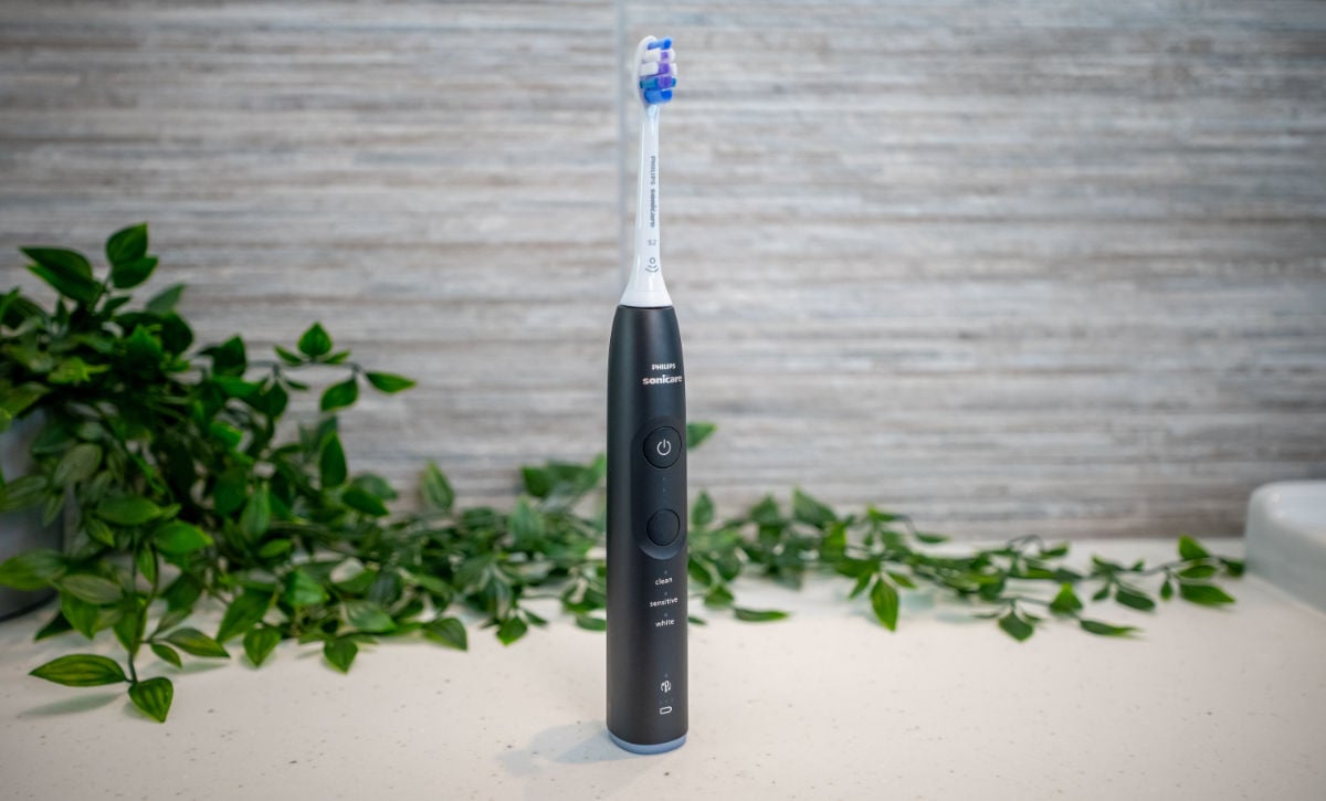 Sonicare Series 6500 stood upright