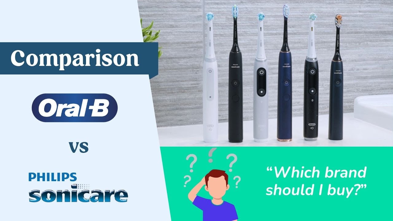 Oral-B vs Sonicare 2025 video thumbnail