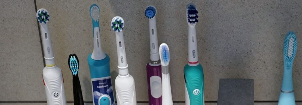 Range of electric toothbrushes