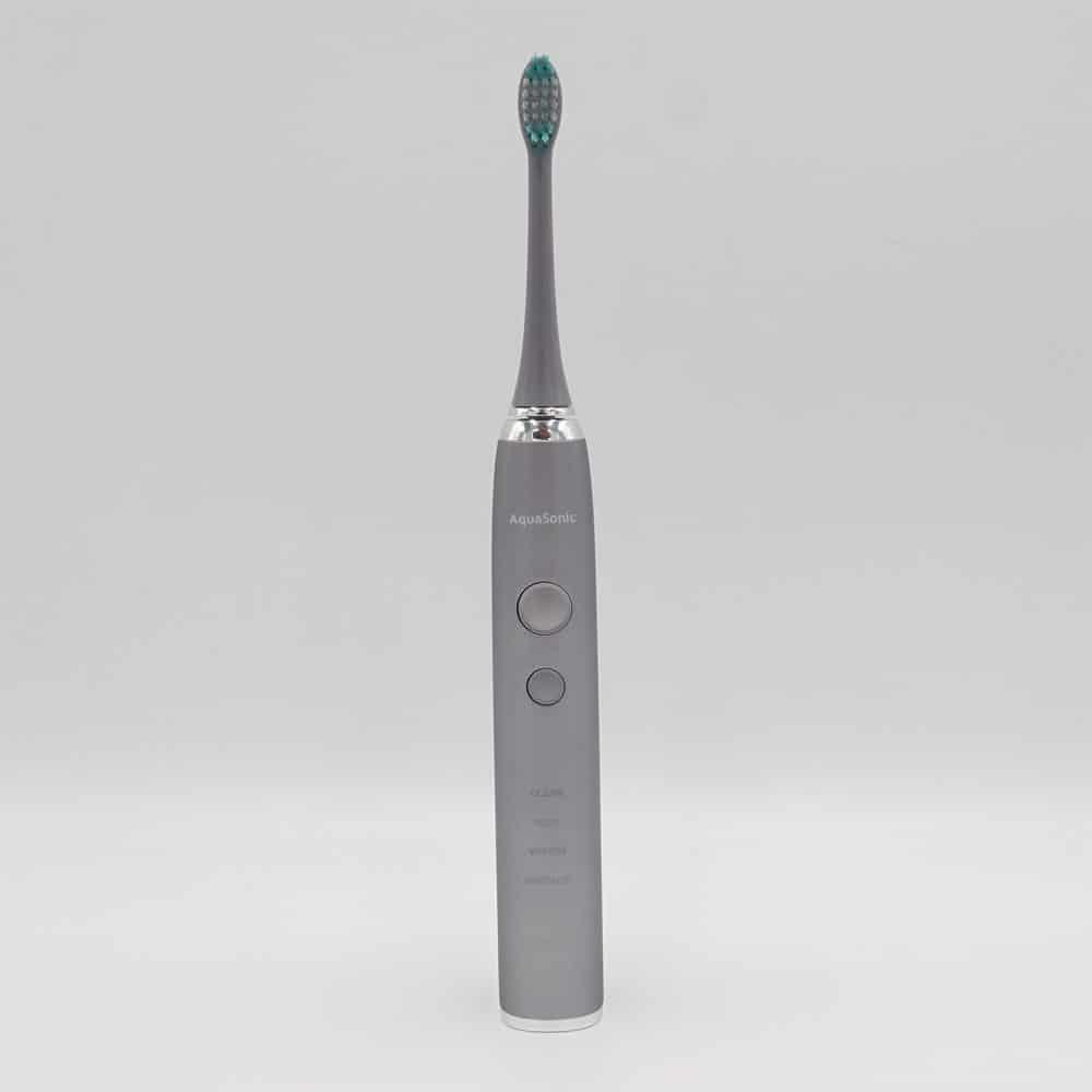 Grey AqauaSonic toothbrush