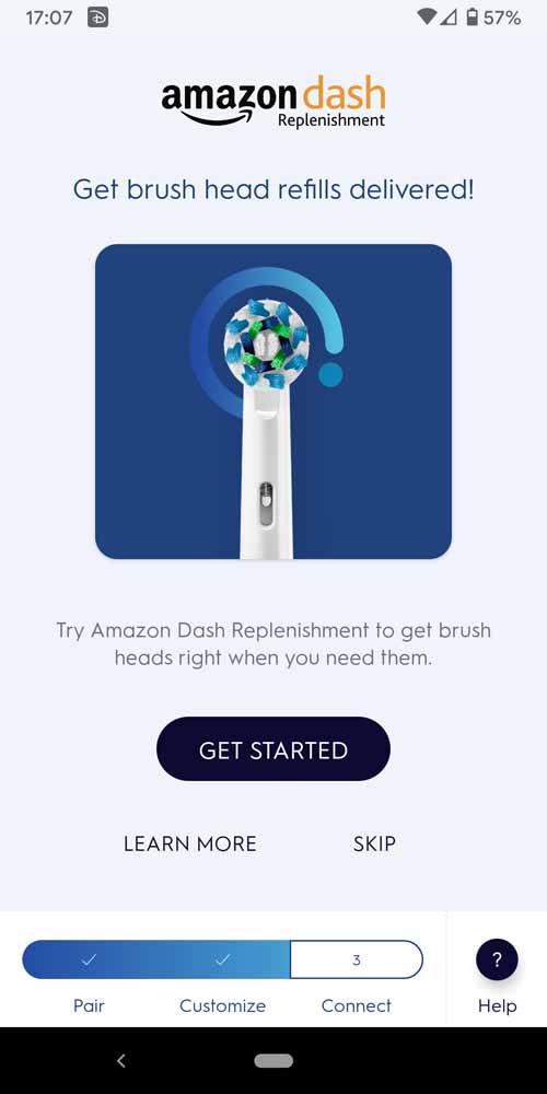 Oral-B Connect App Screenshot