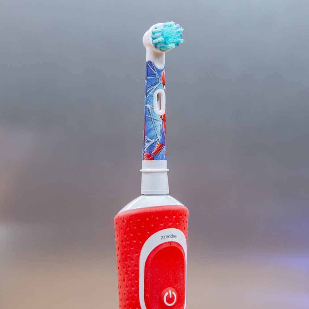 Spiderman kids toothbrush head