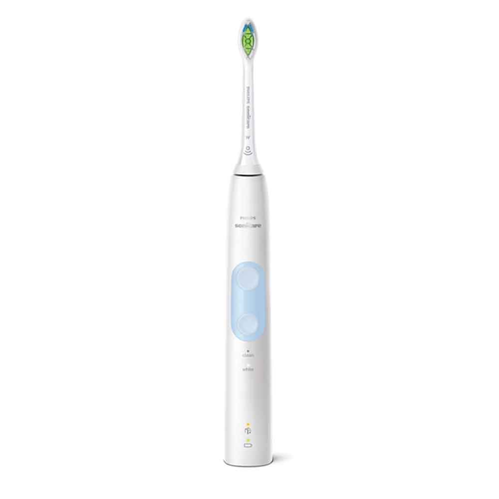 Front on view of the Sonicare Optimal Clean Toothbrush