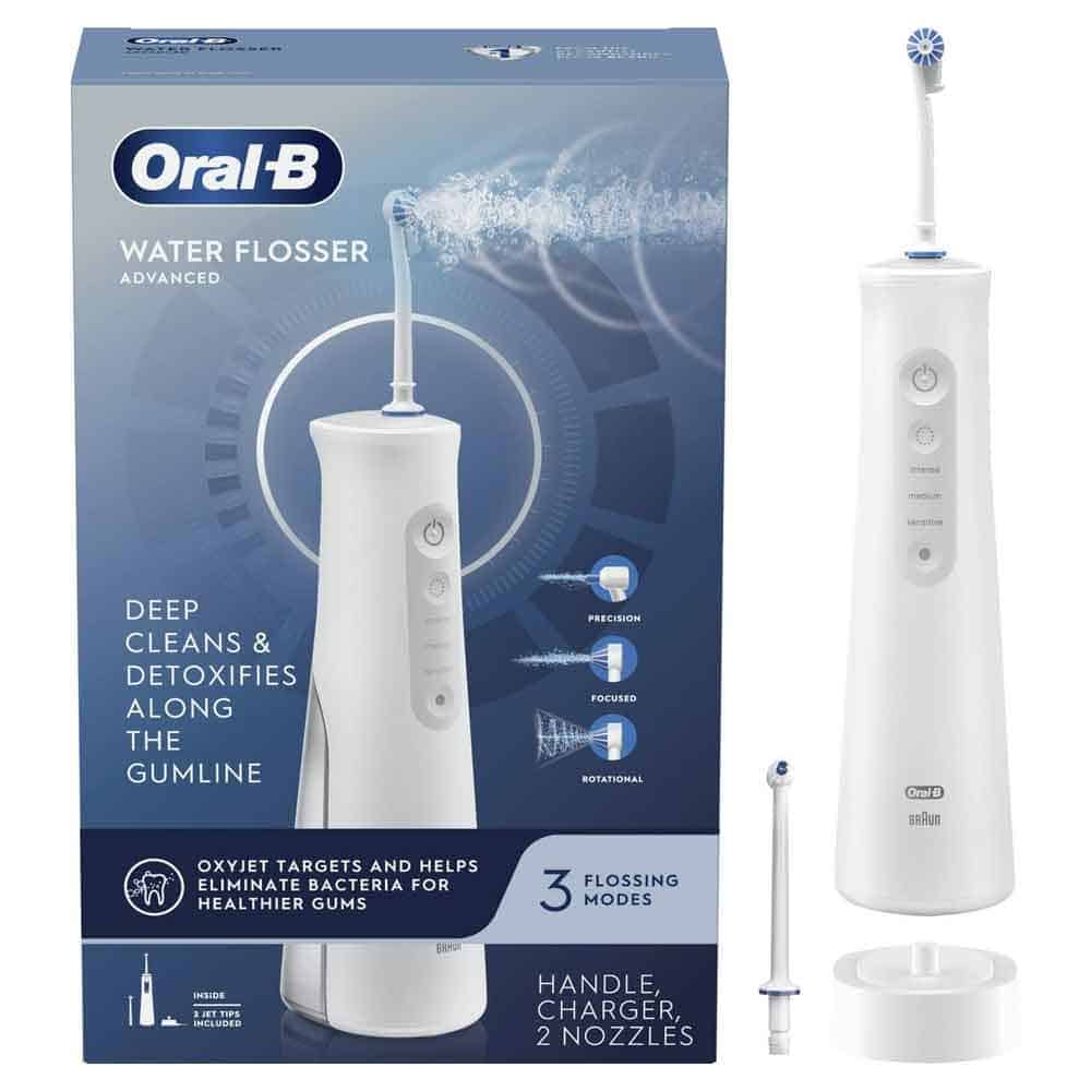 Oral-B Water Flosser Advanced Box & Contents