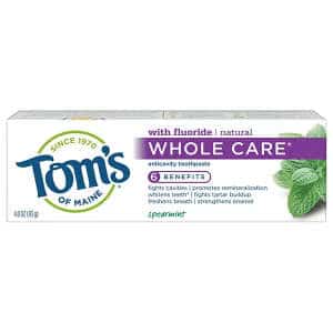 Tom’s of Maine Whole Care Natural Toothpaste