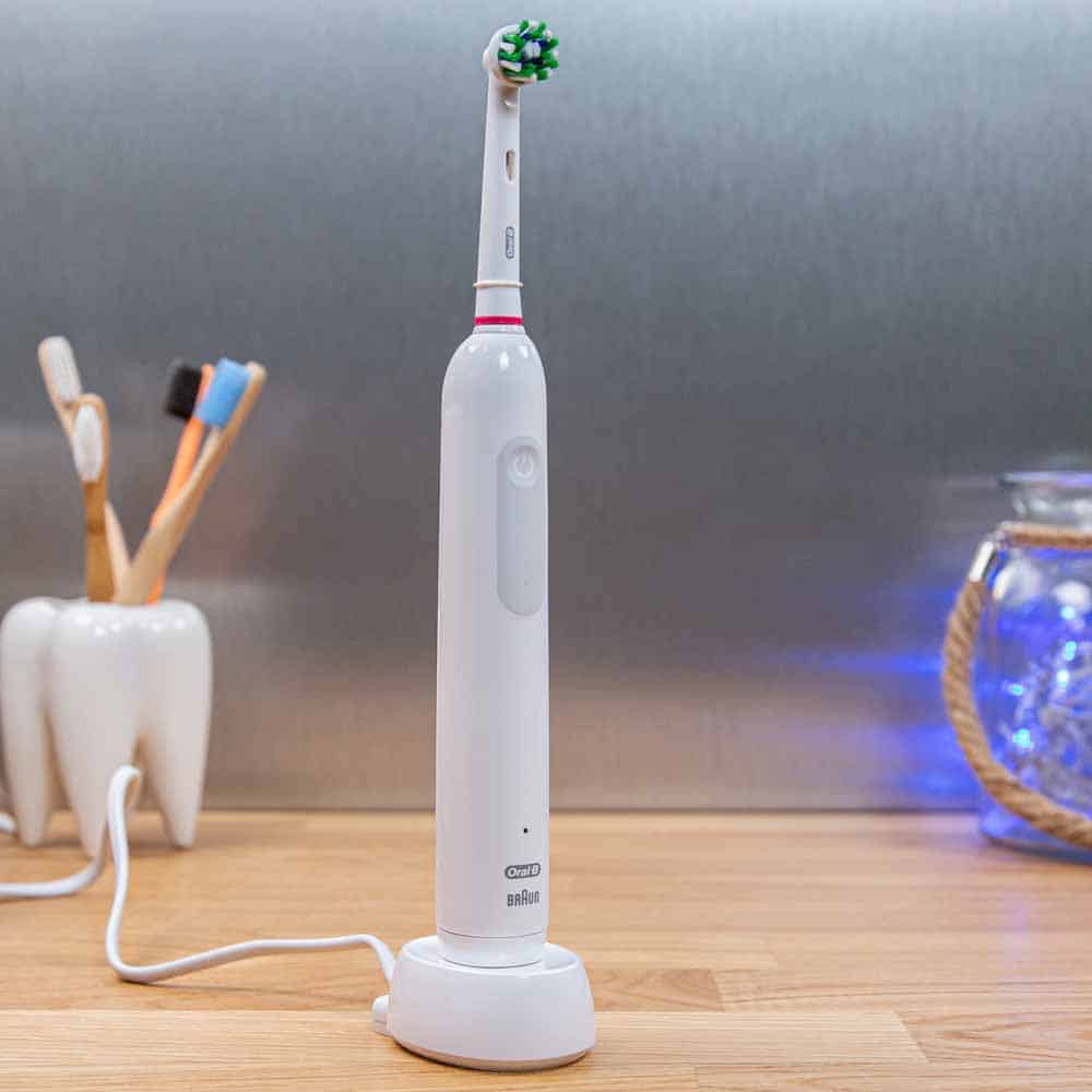 Oral-B Pro 1000 on charging stand