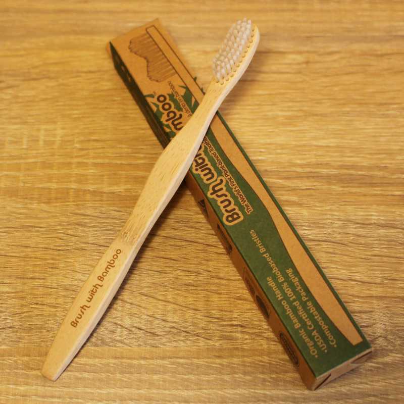 brush with bamboo brush with box