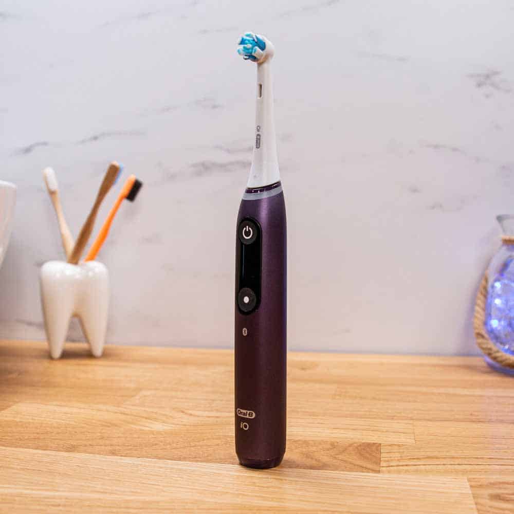 Oral-B iO Series 8 electric toothbrush violet color