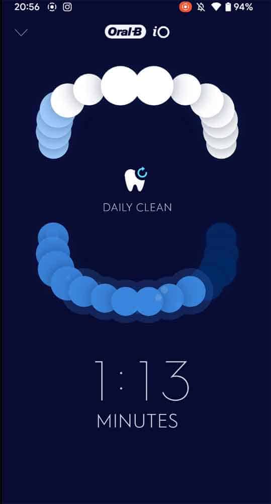 Oral-B Smartphone App 6 Zone Tracking Timer
