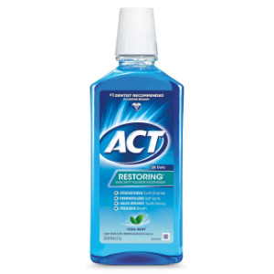 Act anticavity fluoride mouthwash