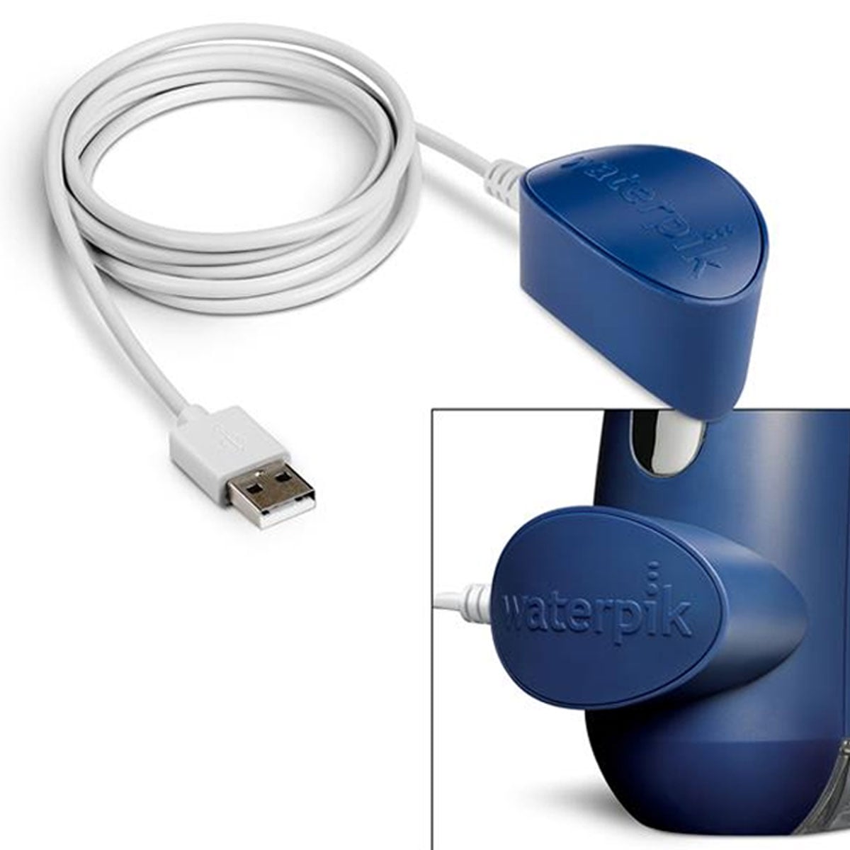Waterpik Cordless advanced with magnetic power supply connected