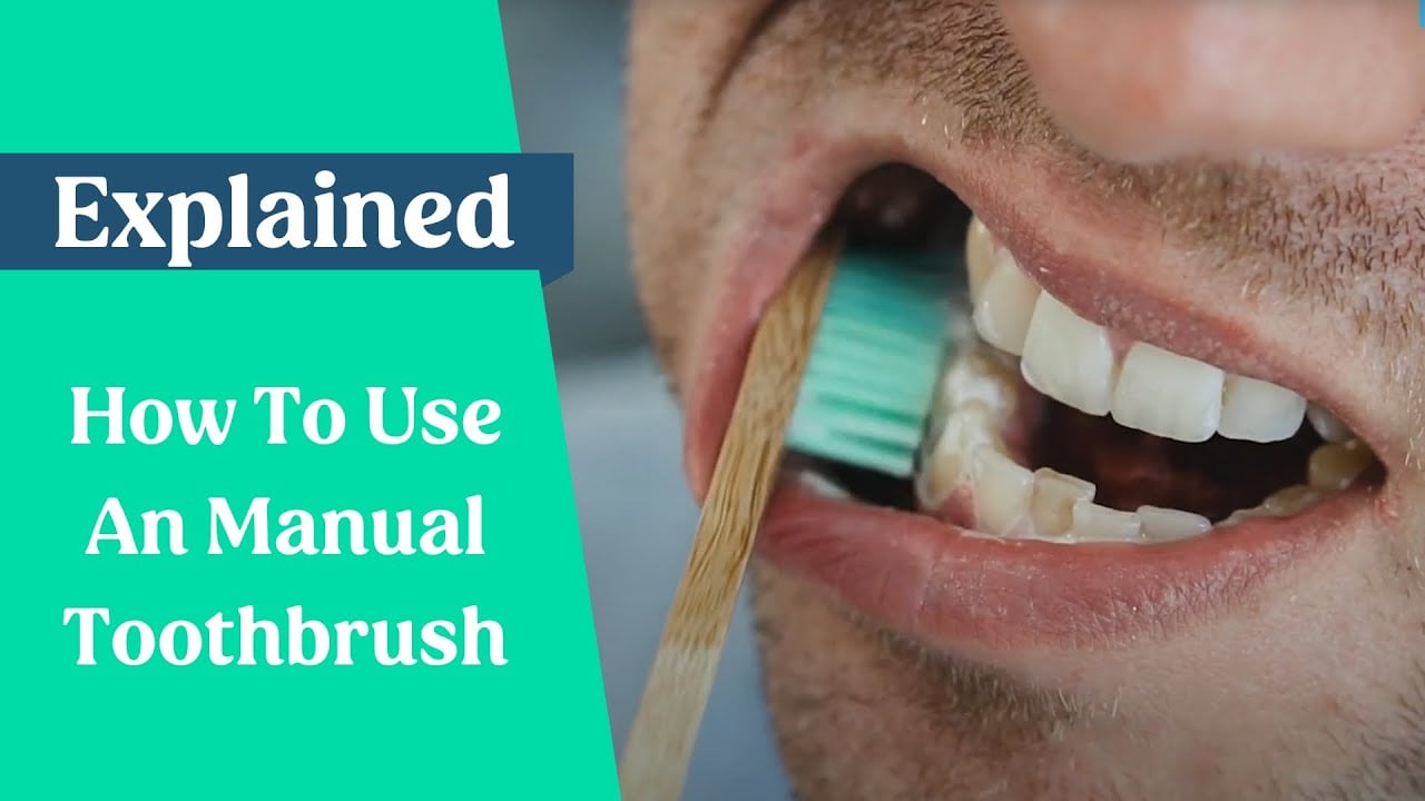 Video thumbnail - how to use a manual toothbrush