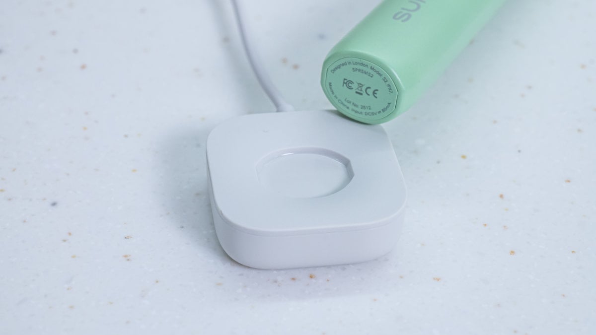 SURI 2.0 charging stand close up
